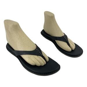 Keen Women's Black Thong Flip Flop Summer Sandals Size 8 Preowned